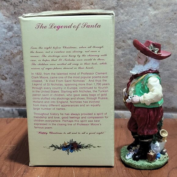 International Santa Claus Collection Padre Nicholas Brazil Figurine 1996 - Picture 4 of 10